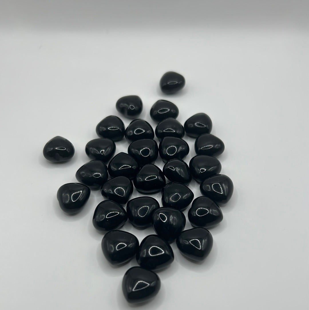 Mini corazones de cristal