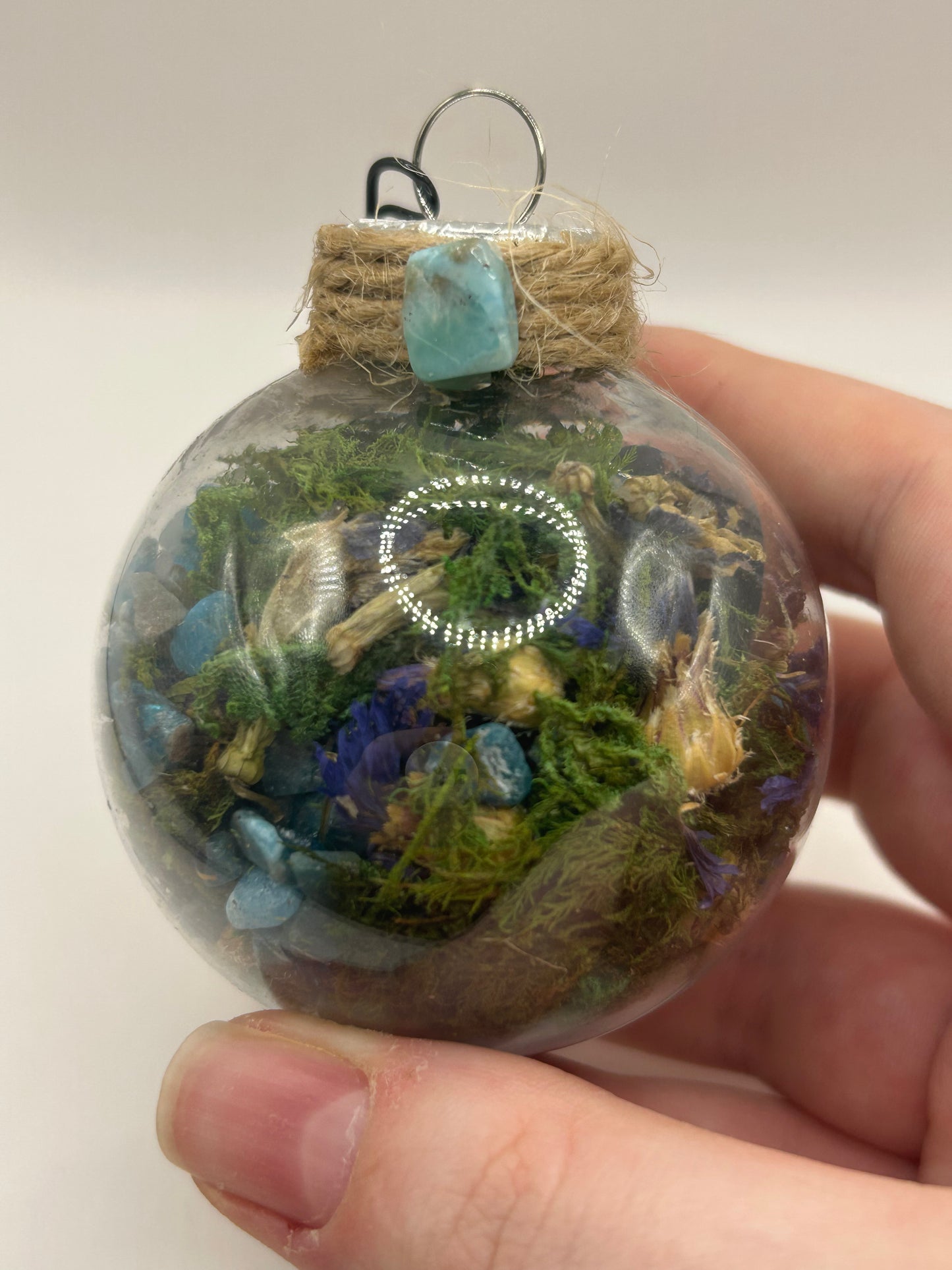 Crystal & Herb Ball Ornaments