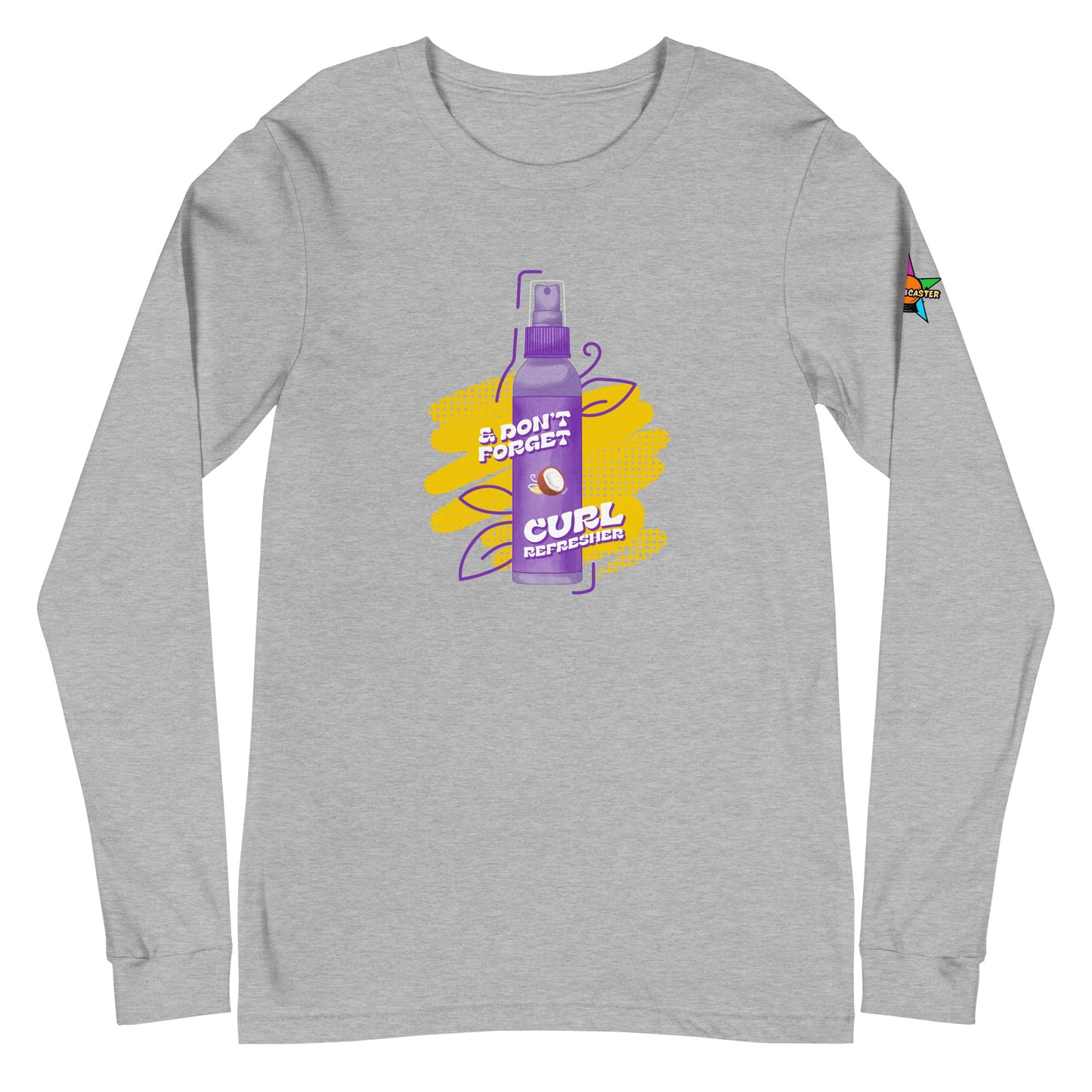 T-shirt à manches longues unisexe Curl Refresher