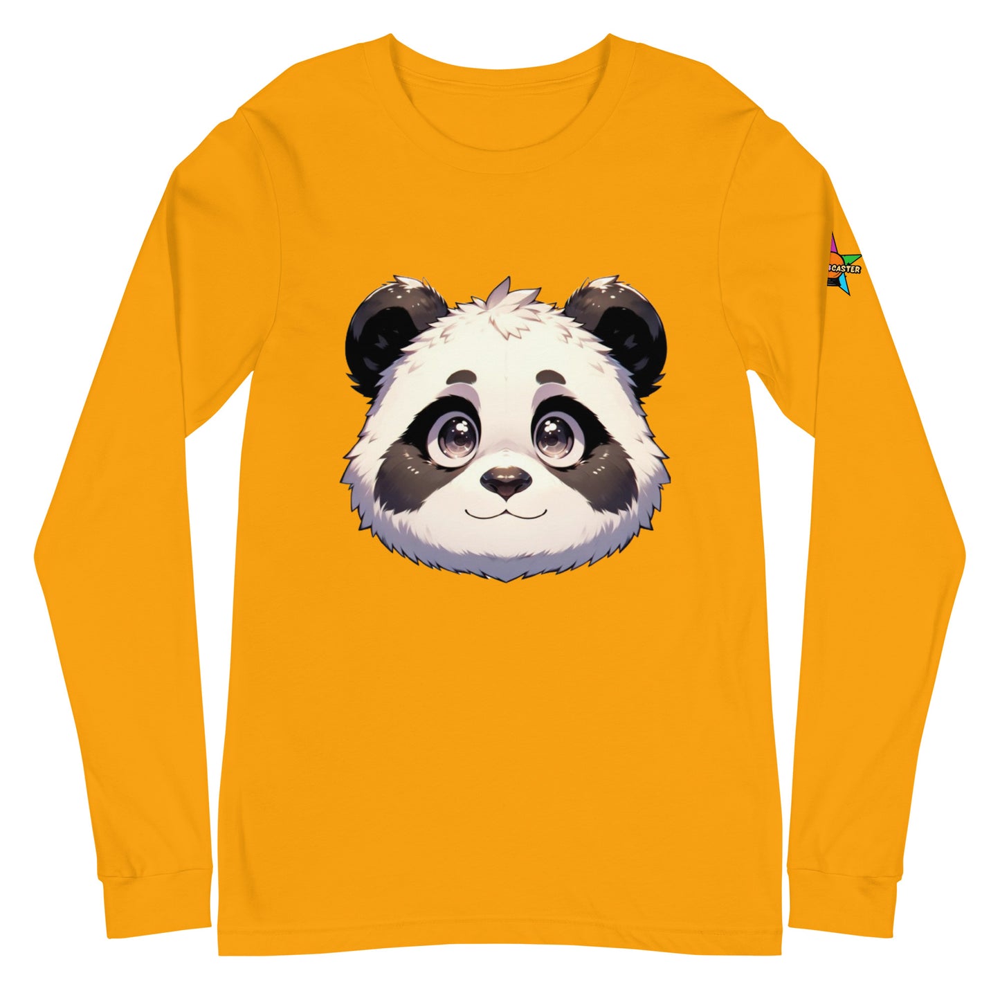 Camiseta unisex de manga larga con diseño de panda