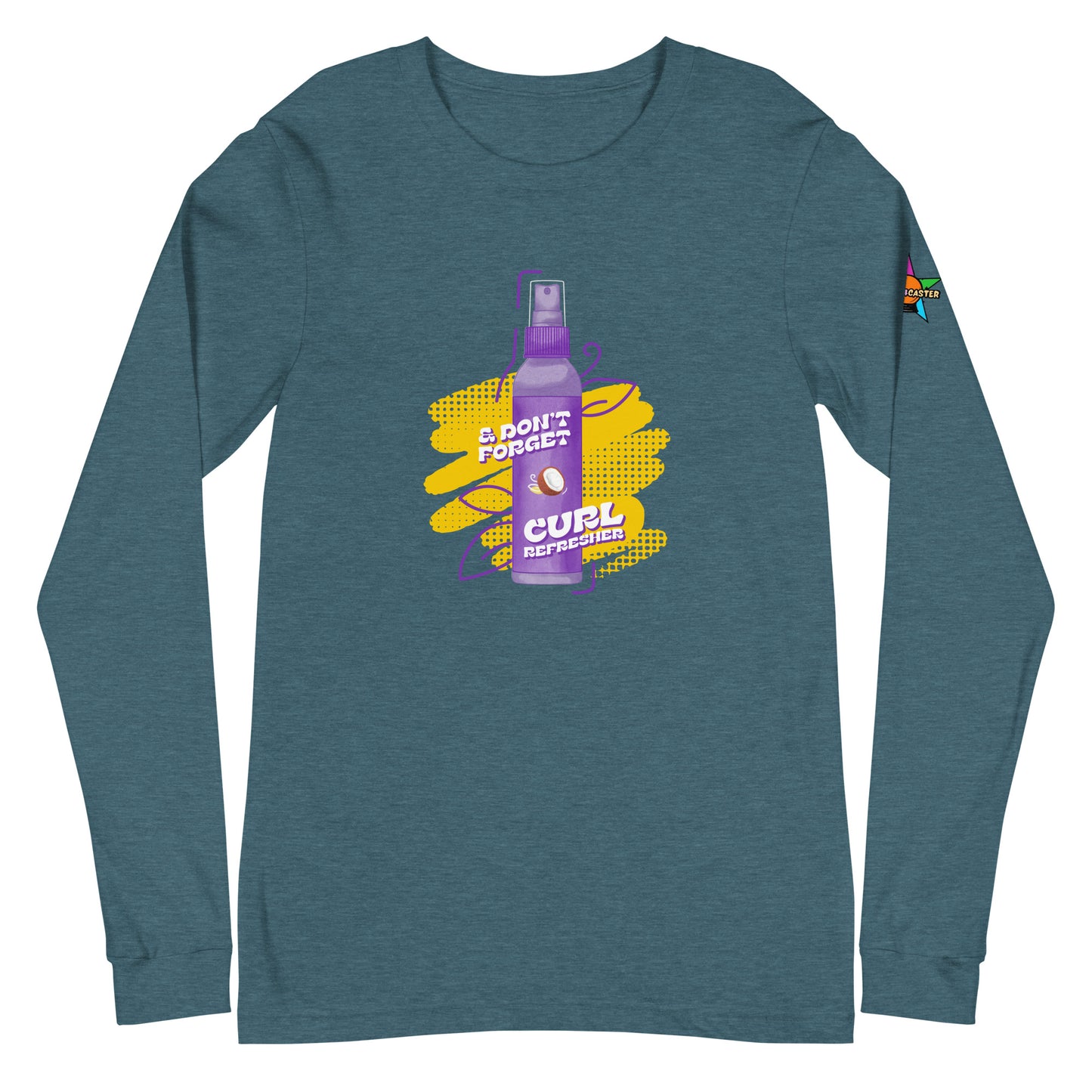 T-shirt à manches longues unisexe Curl Refresher