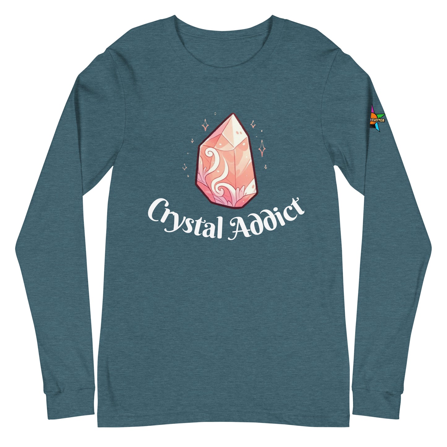 T-shirt à manches longues unisexe Crystal Addict