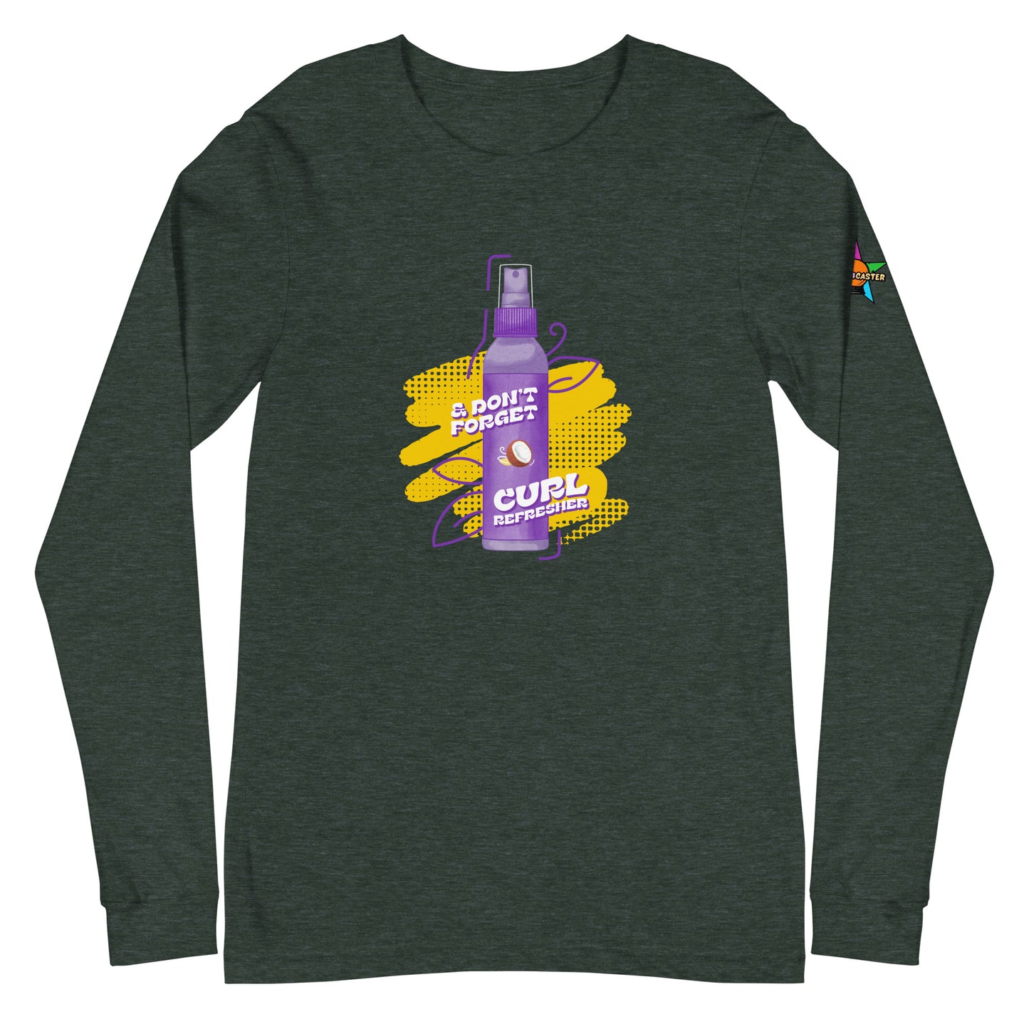 T-shirt à manches longues unisexe Curl Refresher