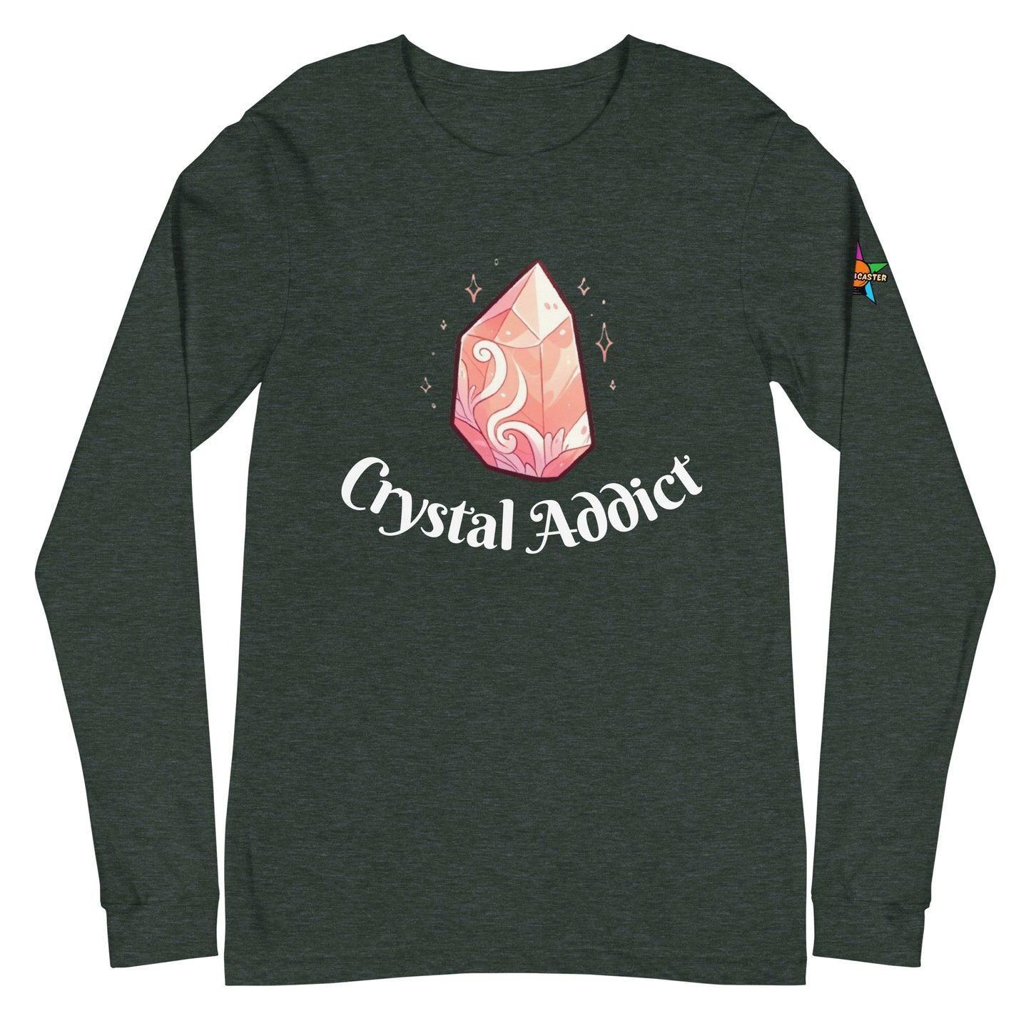 T-shirt à manches longues unisexe Crystal Addict