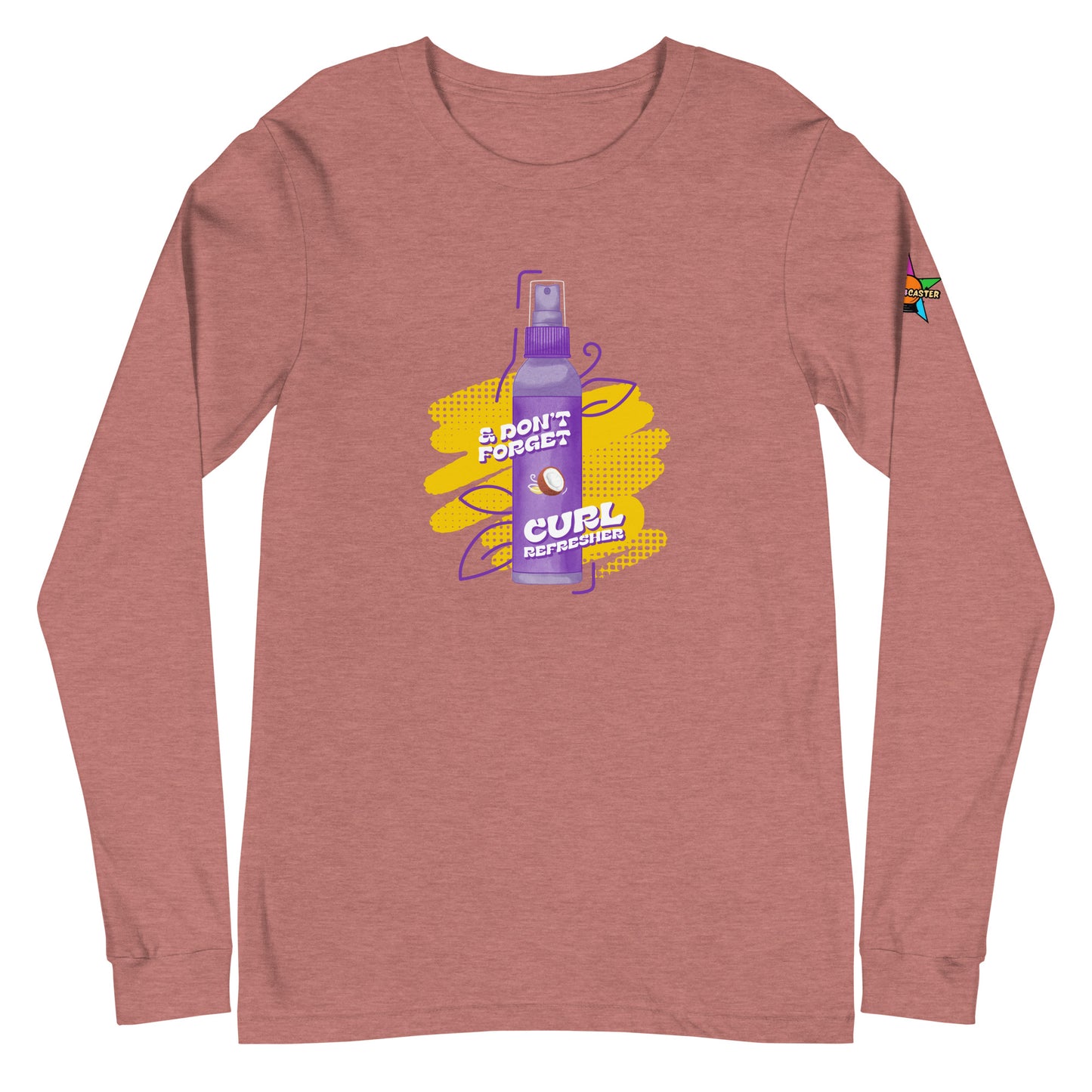T-shirt à manches longues unisexe Curl Refresher