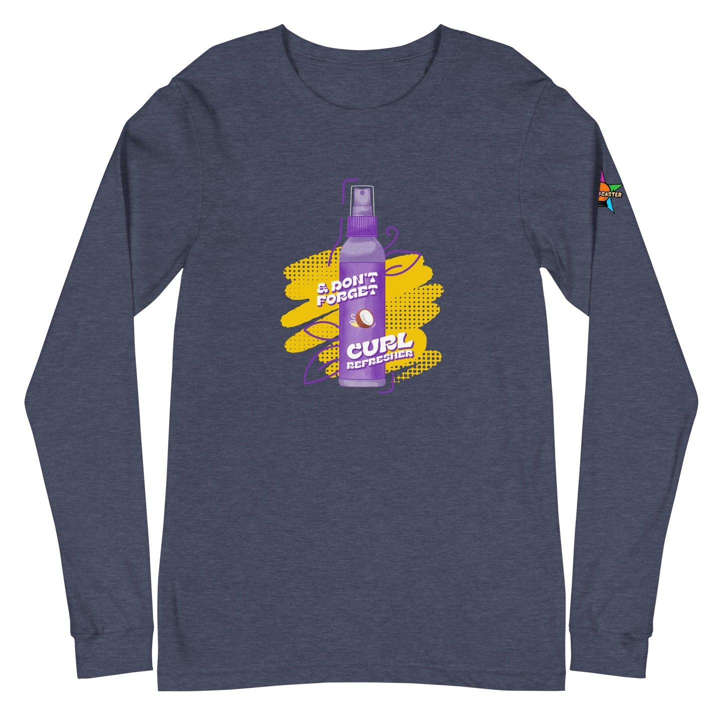 T-shirt à manches longues unisexe Curl Refresher