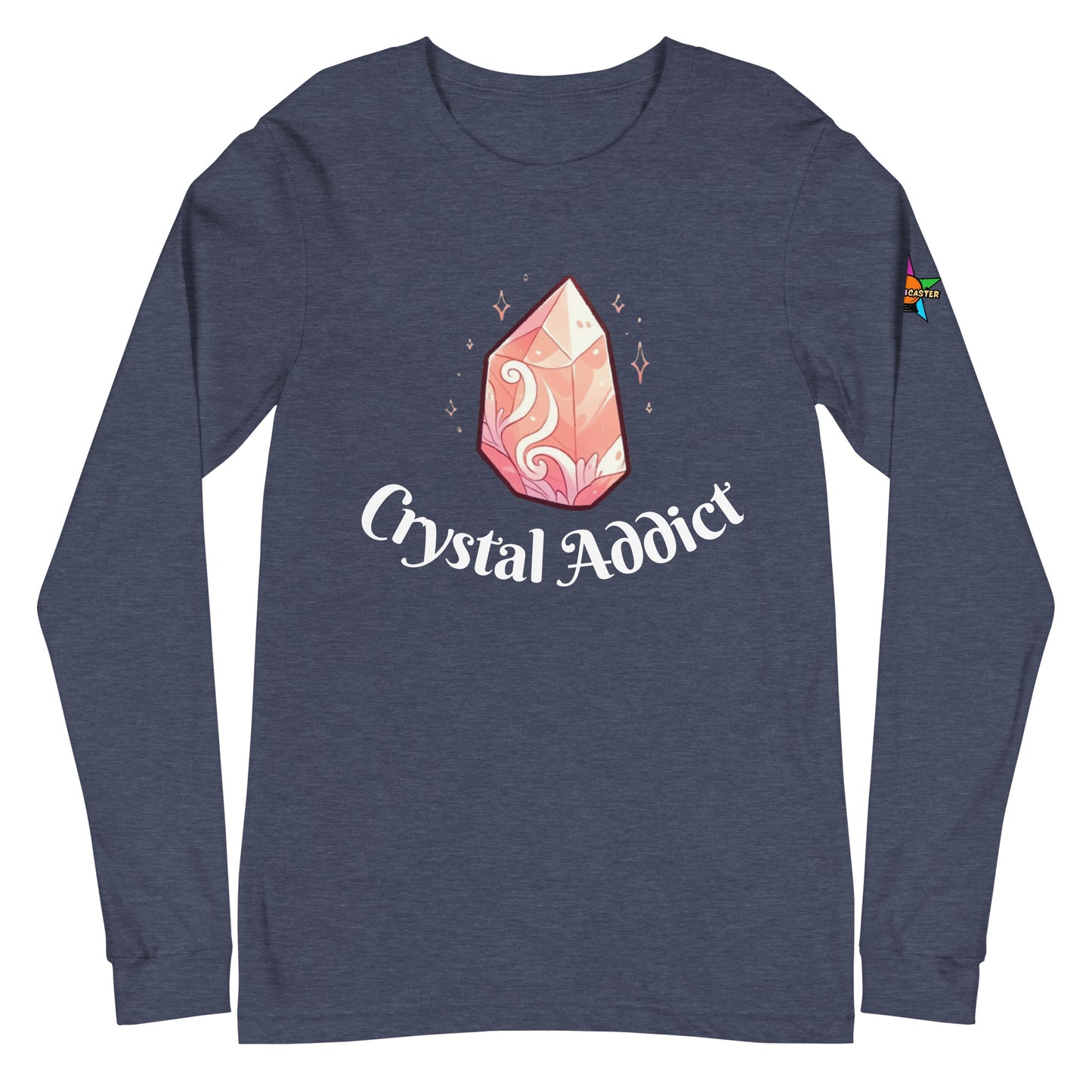 T-shirt à manches longues unisexe Crystal Addict