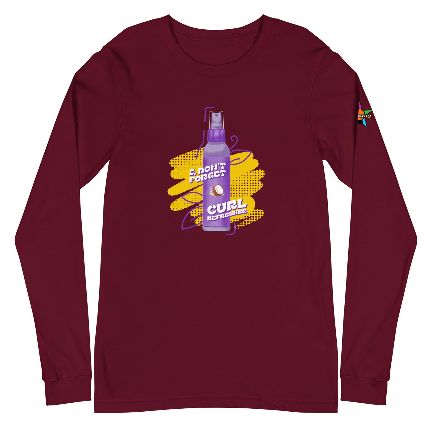T-shirt à manches longues unisexe Curl Refresher