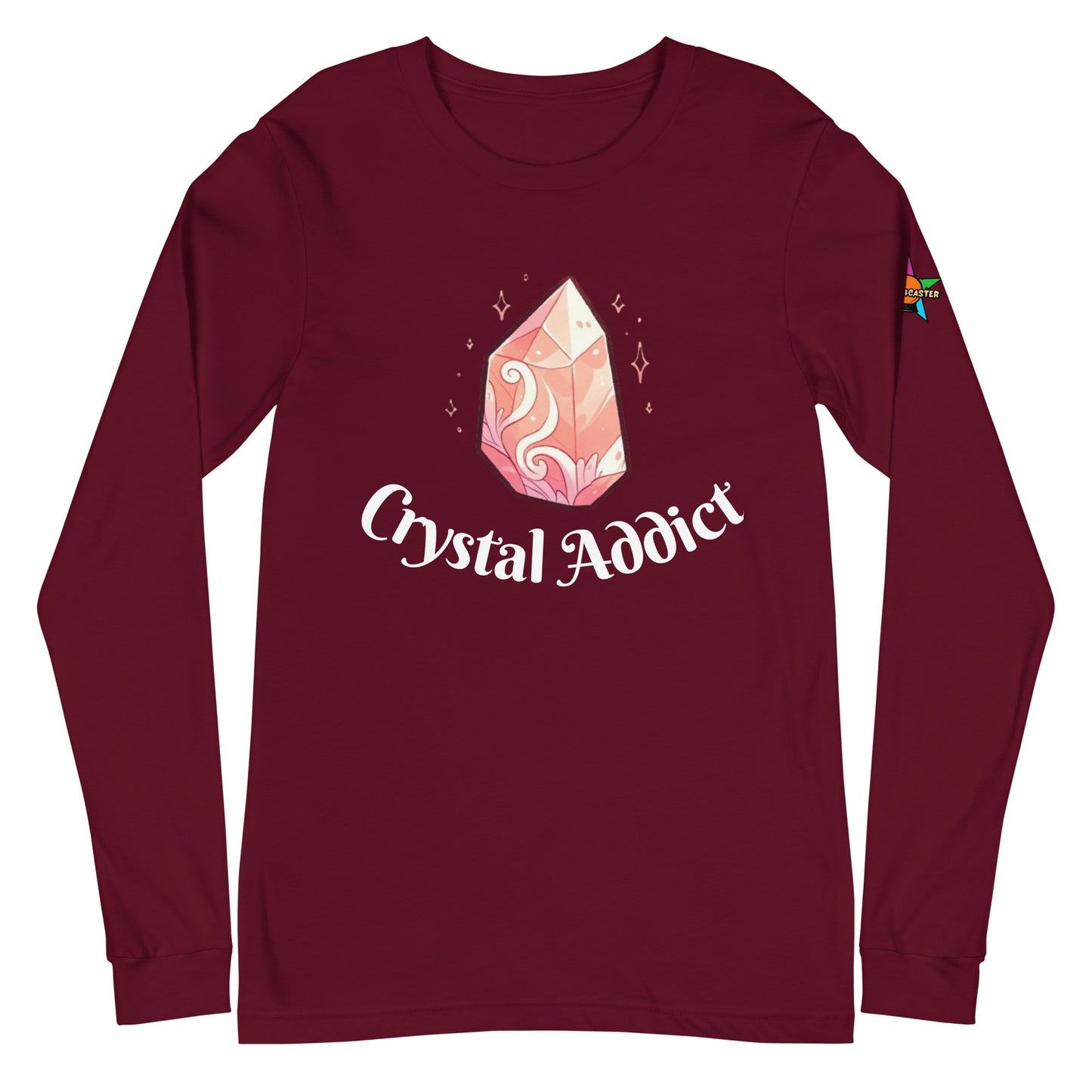 T-shirt à manches longues unisexe Crystal Addict