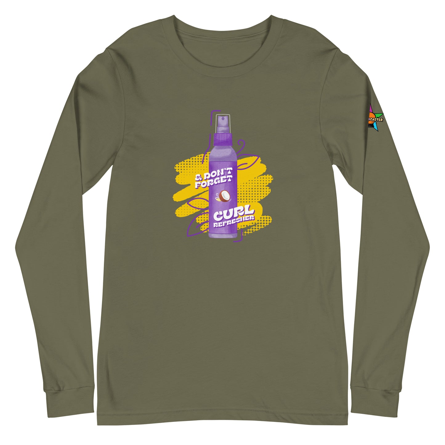 T-shirt à manches longues unisexe Curl Refresher