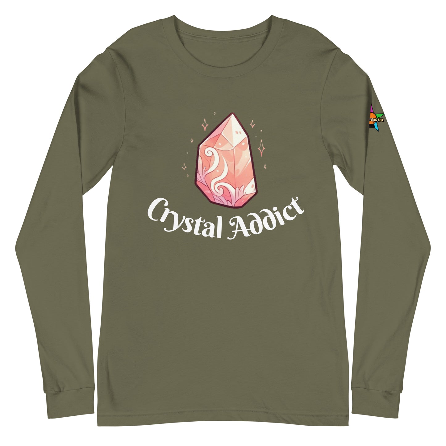 T-shirt à manches longues unisexe Crystal Addict