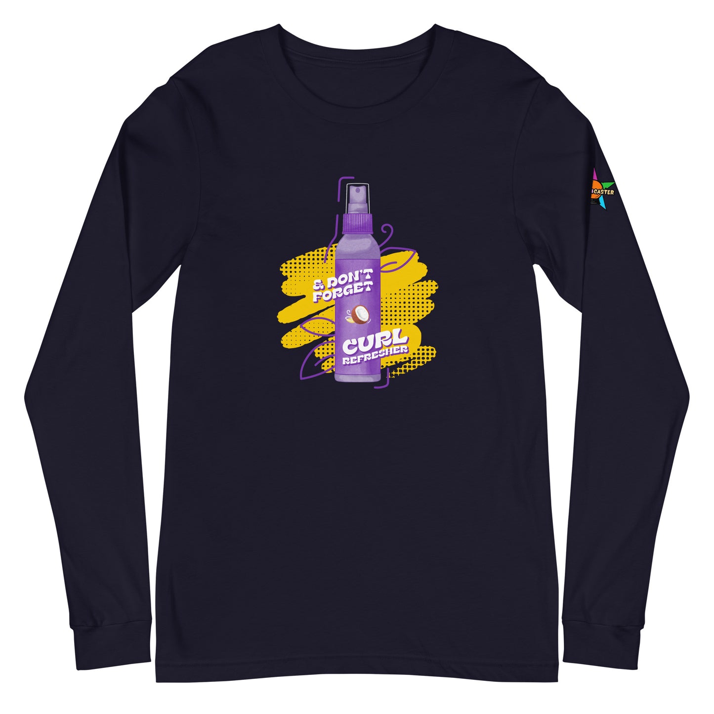 T-shirt à manches longues unisexe Curl Refresher