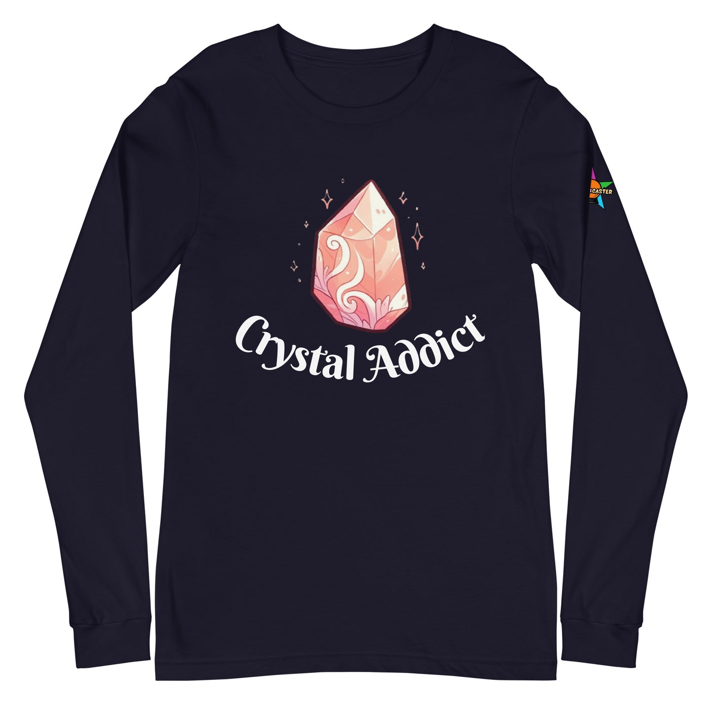 T-shirt à manches longues unisexe Crystal Addict
