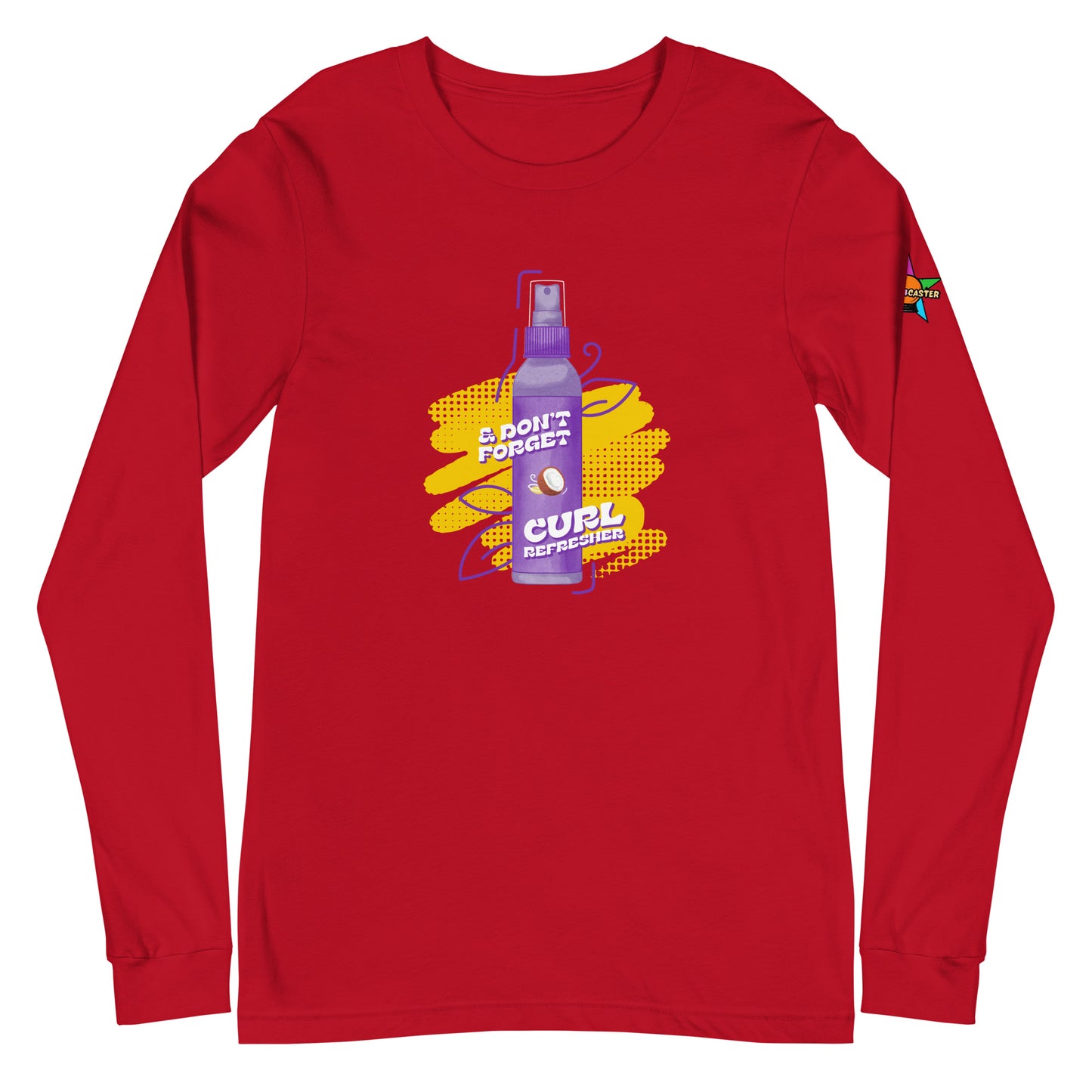 T-shirt à manches longues unisexe Curl Refresher