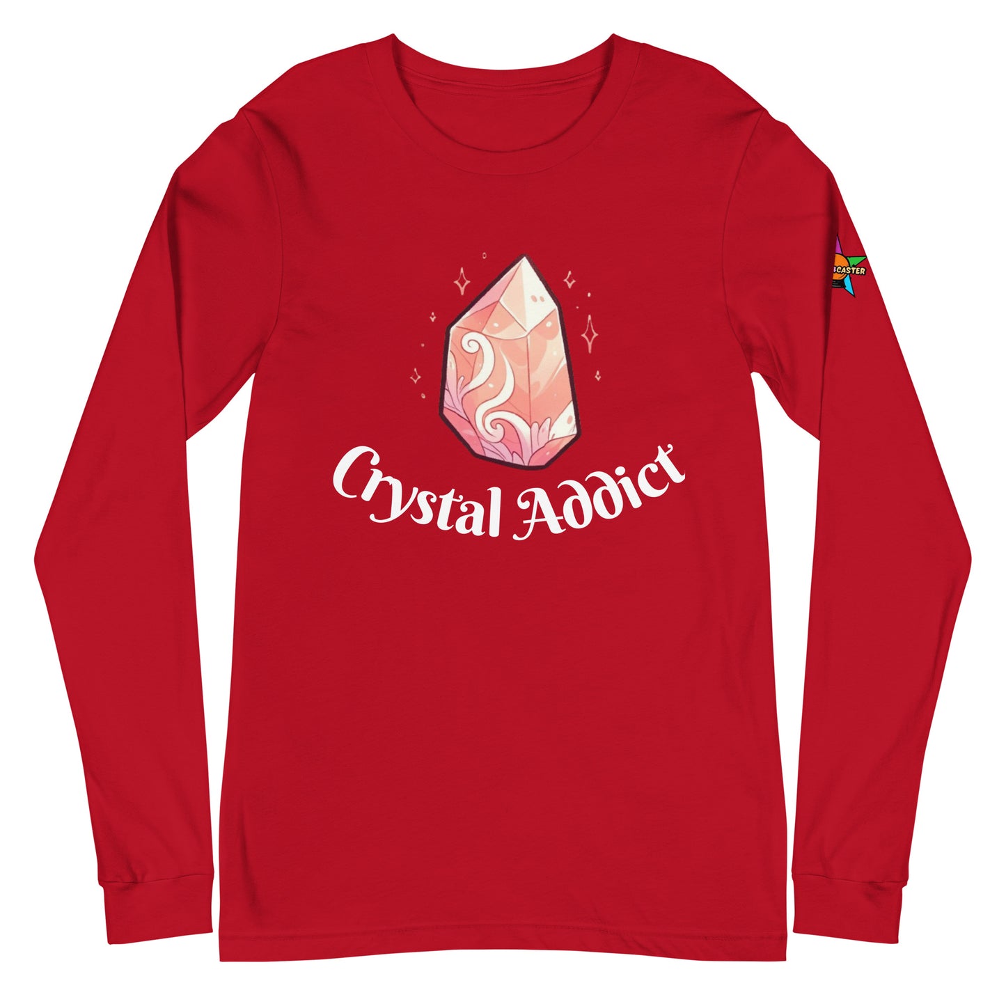 T-shirt à manches longues unisexe Crystal Addict