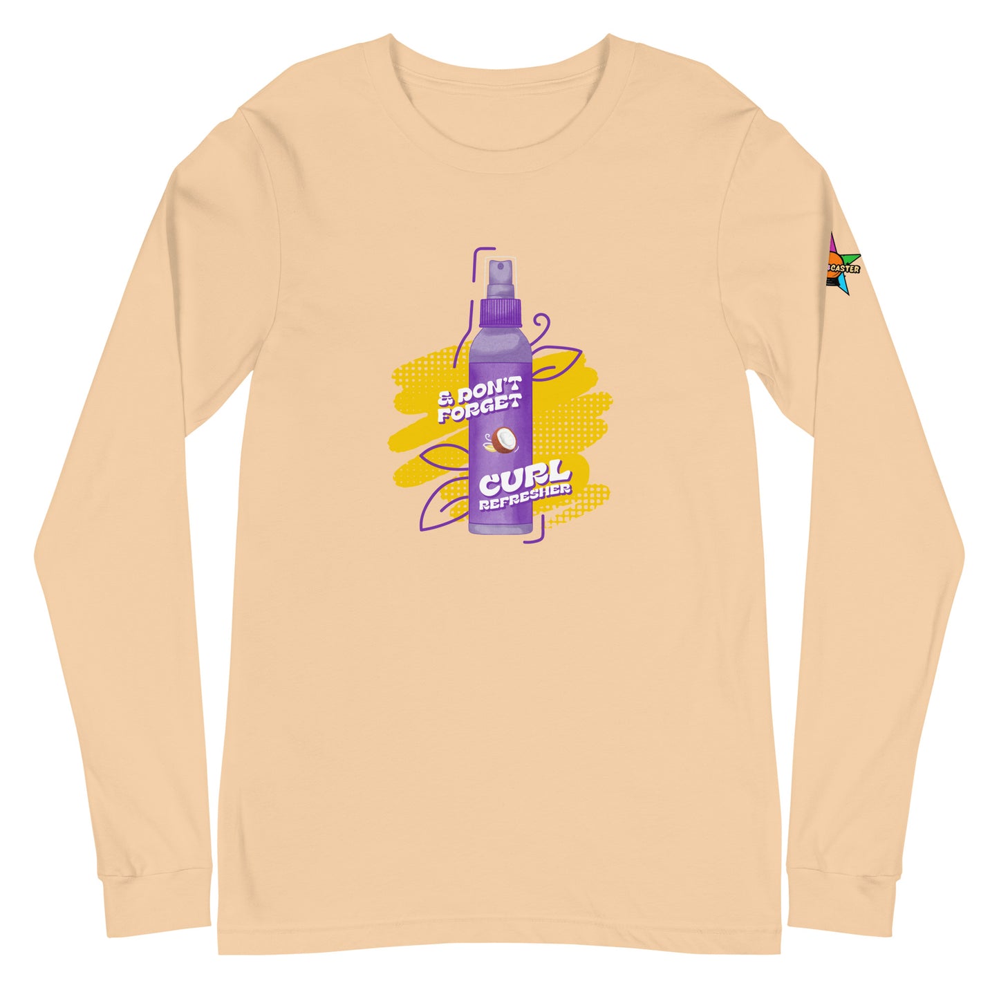 T-shirt à manches longues unisexe Curl Refresher