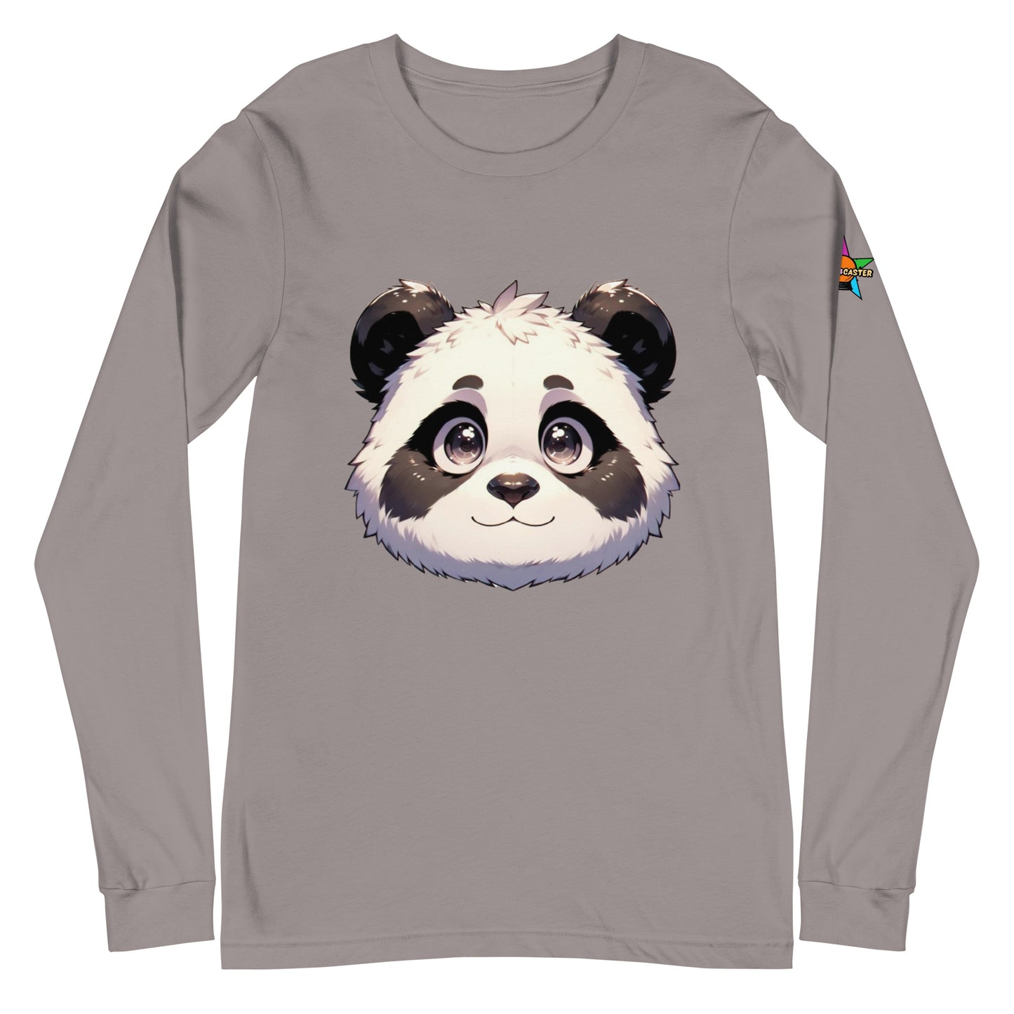 Camiseta unisex de manga larga con diseño de panda
