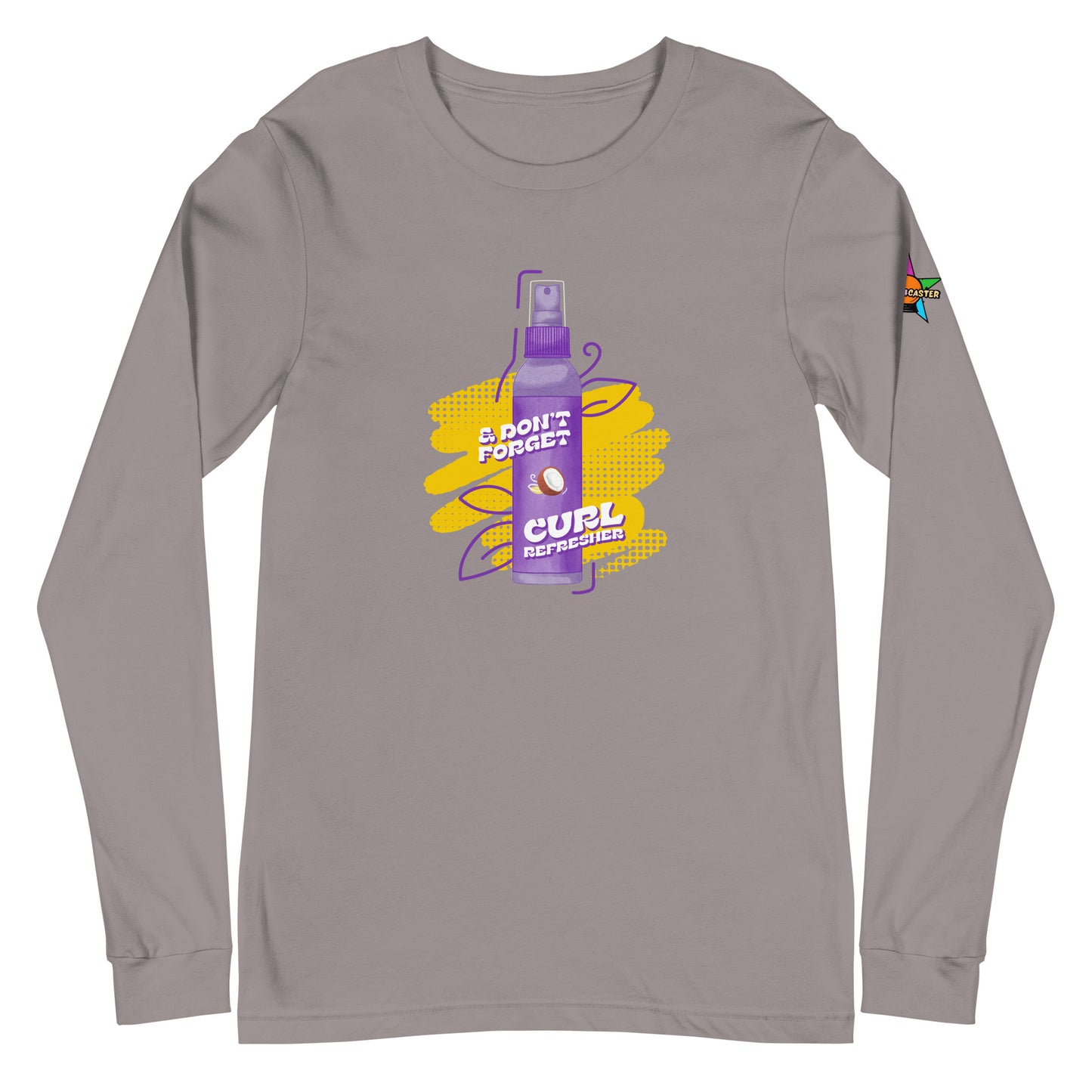 T-shirt à manches longues unisexe Curl Refresher