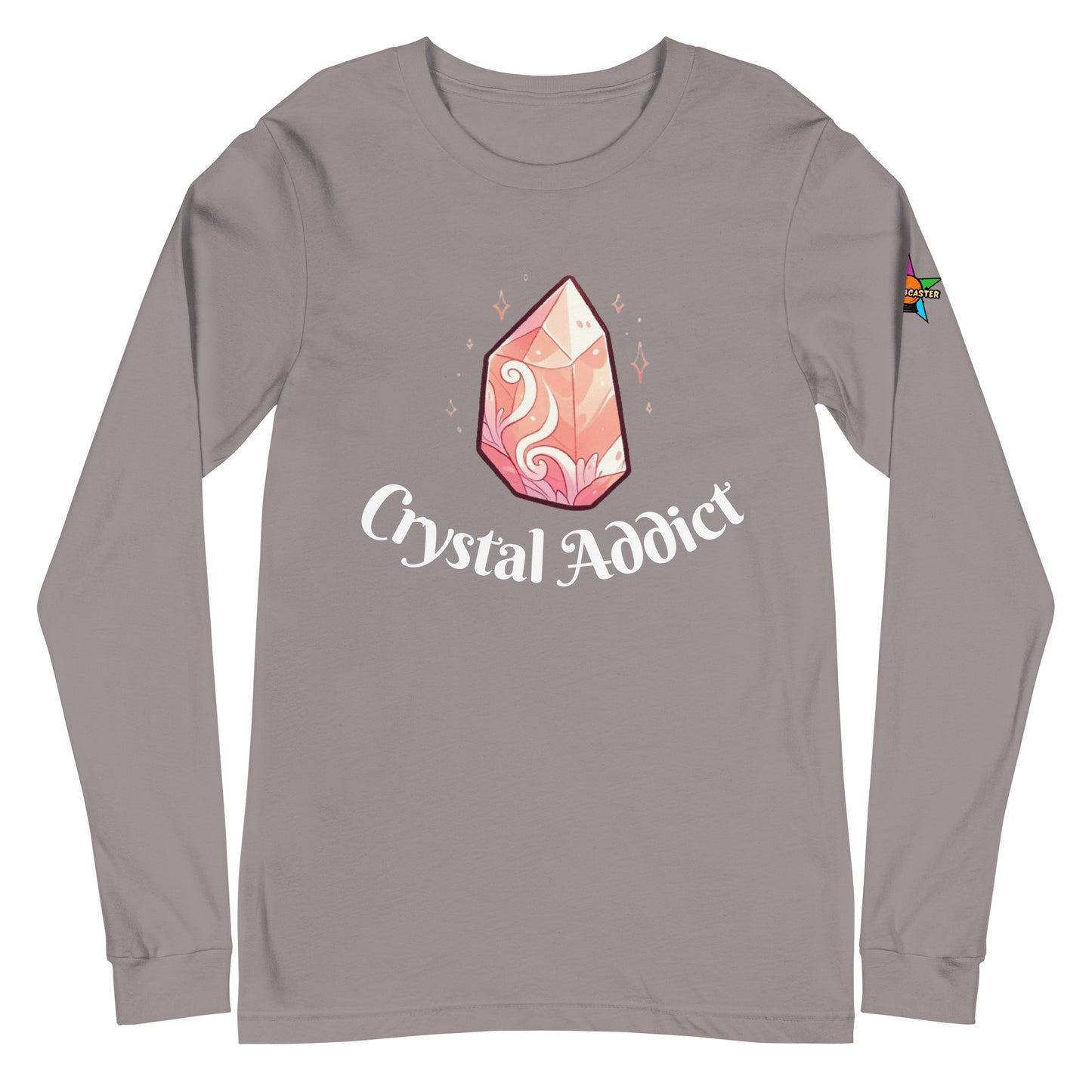 T-shirt à manches longues unisexe Crystal Addict