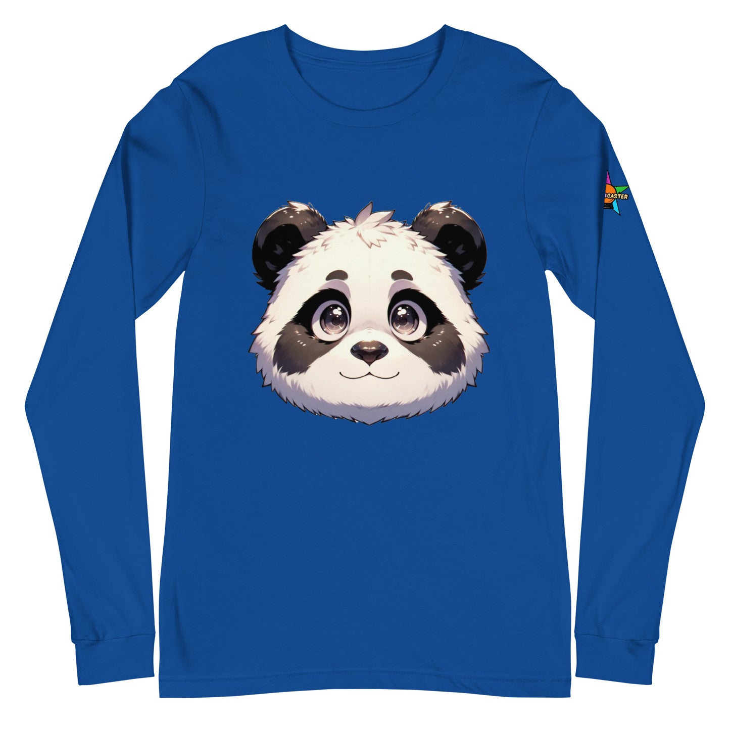 Camiseta unisex de manga larga con diseño de panda