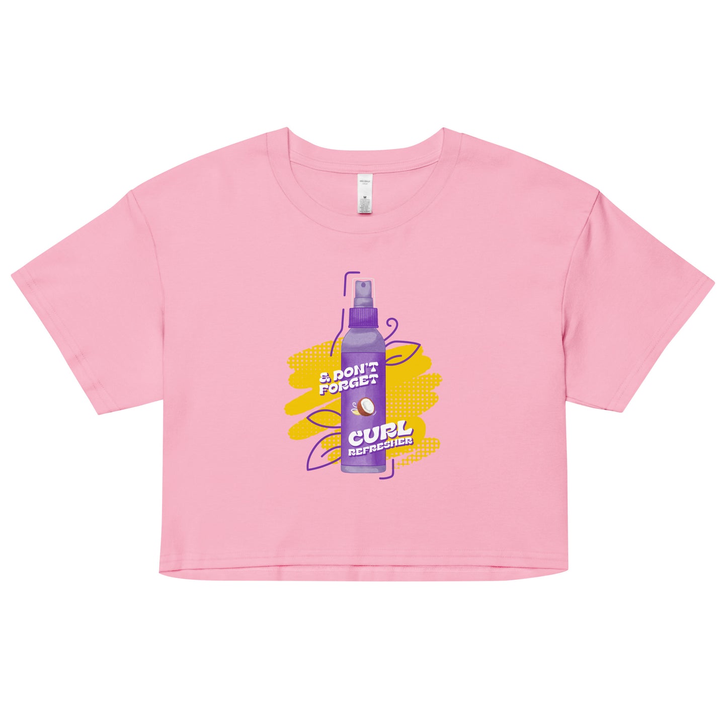 Top corto Curl Refresher para mujer