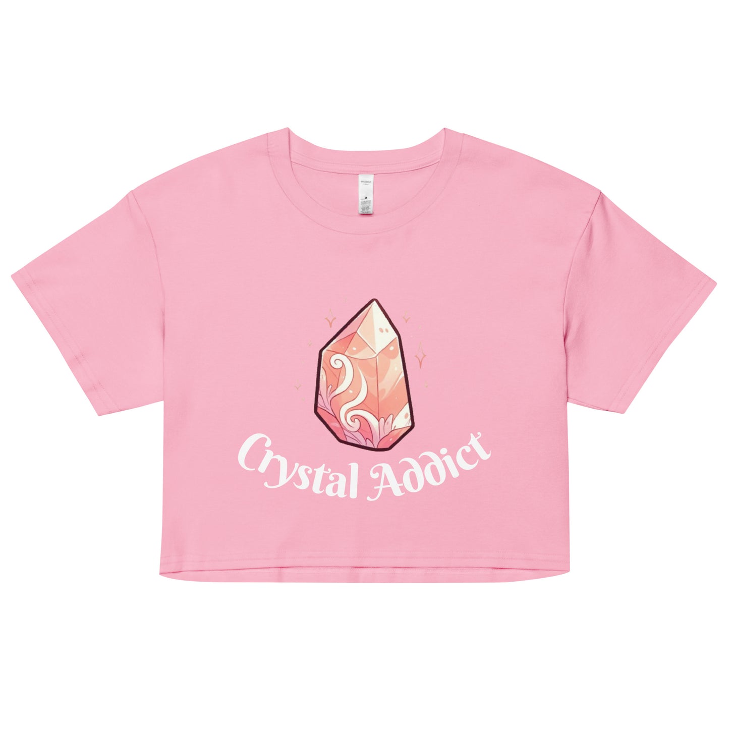 Top corto Crystal Addict para mujer
