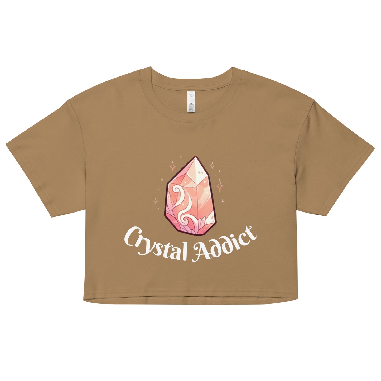 Top corto Crystal Addict para mujer