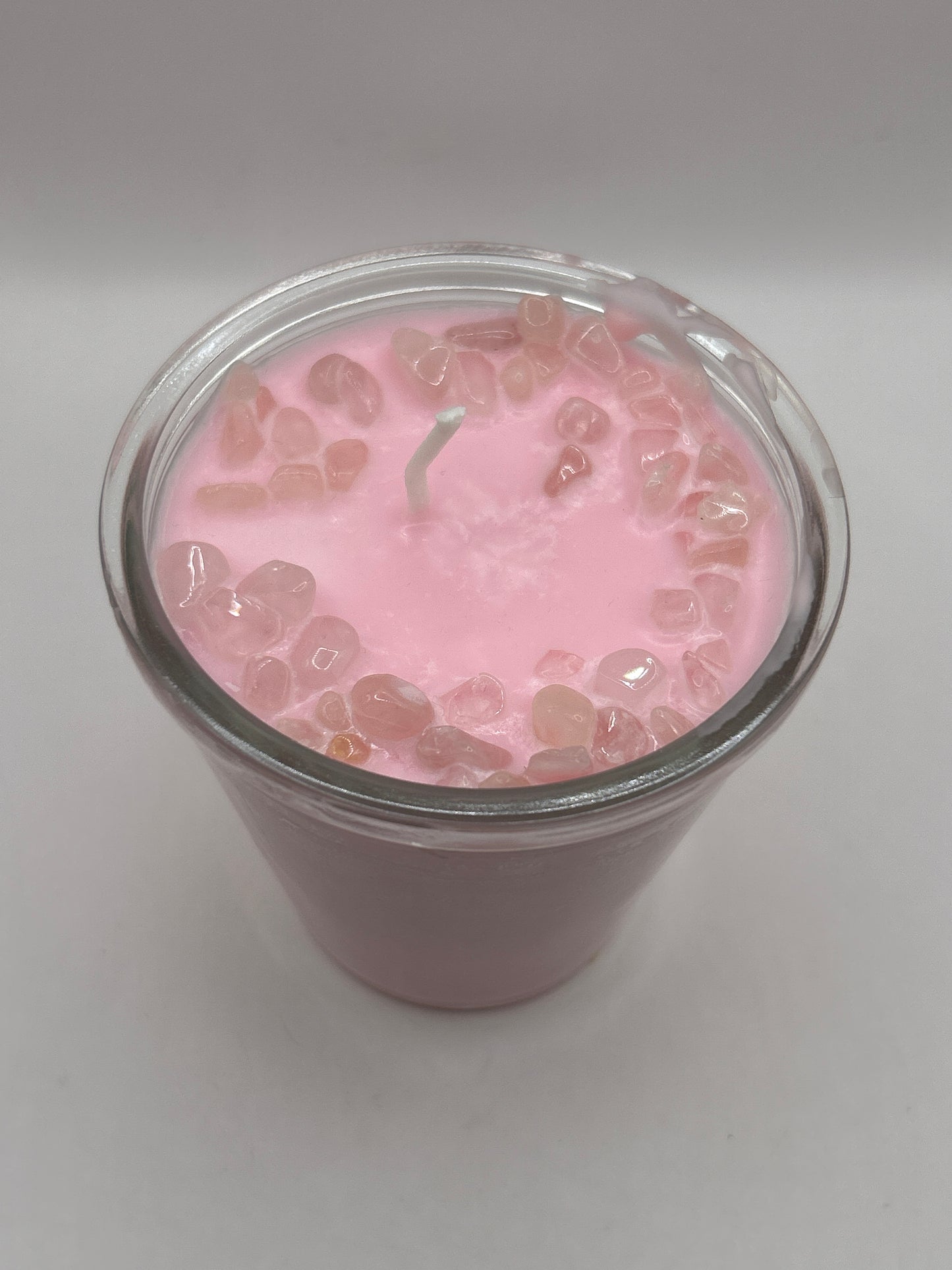 Valentine’s Day Crystal Candles