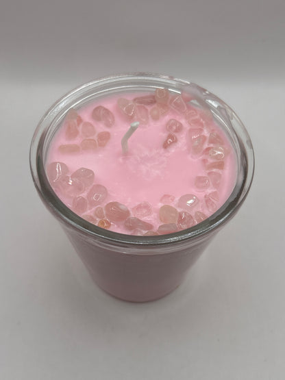 Valentine’s Day Crystal Candles