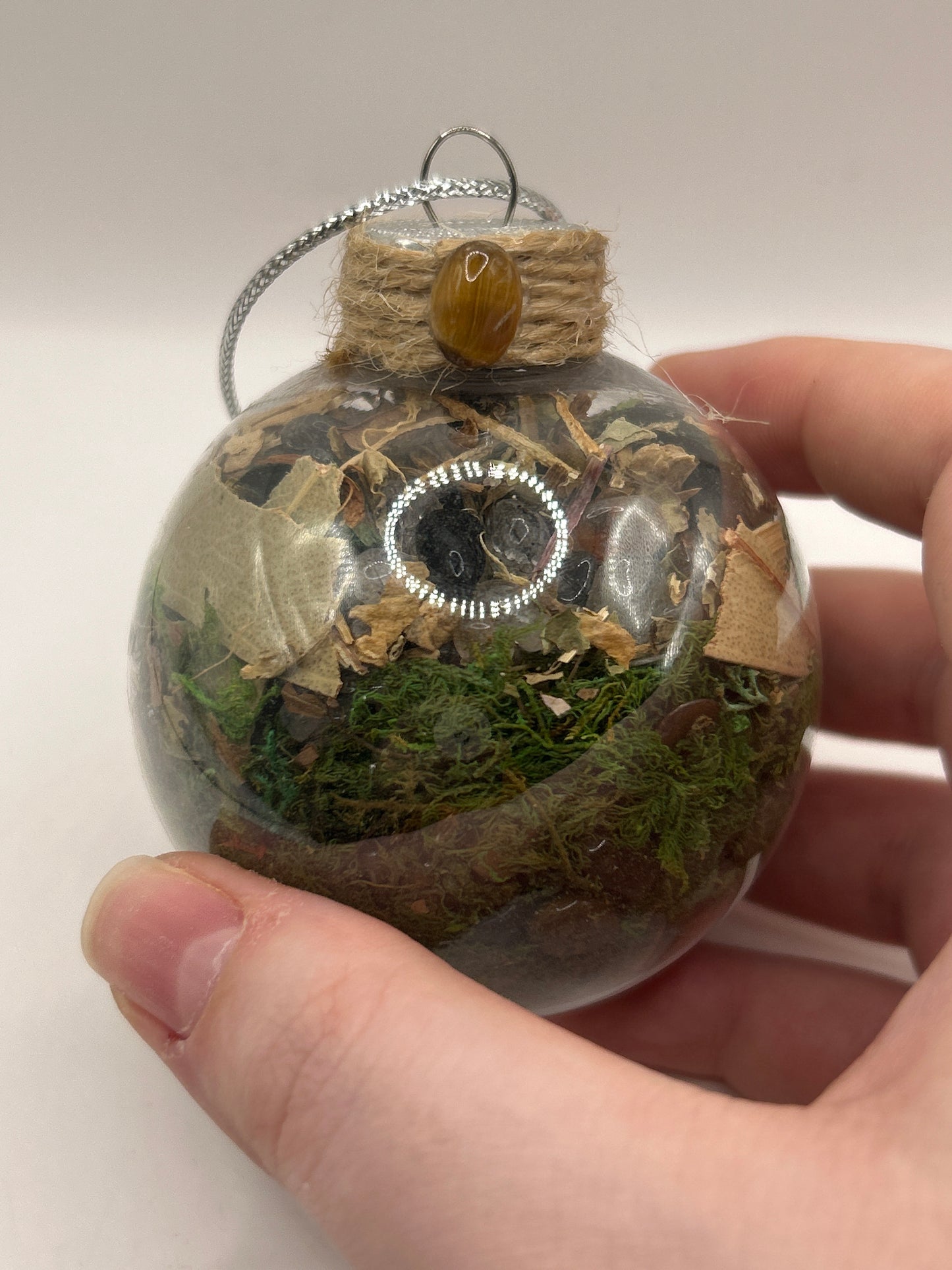 Crystal & Herb Ball Ornaments