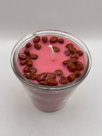 Valentine’s Day Crystal Candles