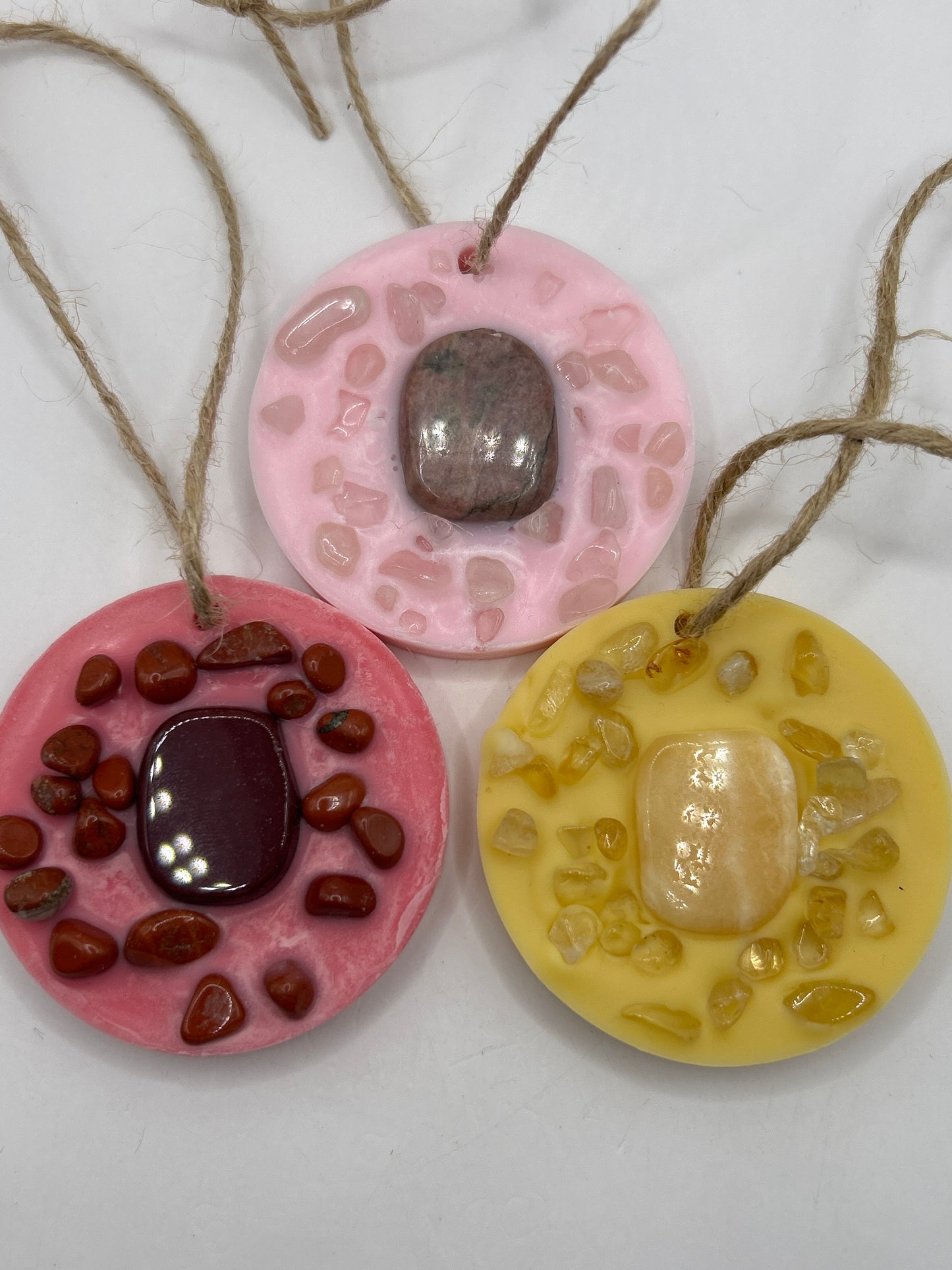 Valentine’s Day Crystal Wax Pendants