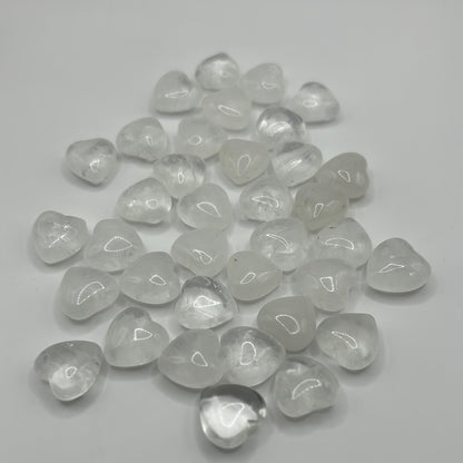 Mini corazones de cristal