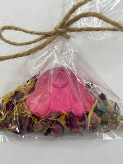 Crystal Bunny Bottom Soaps