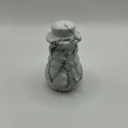 Bonhomme de neige en howlite