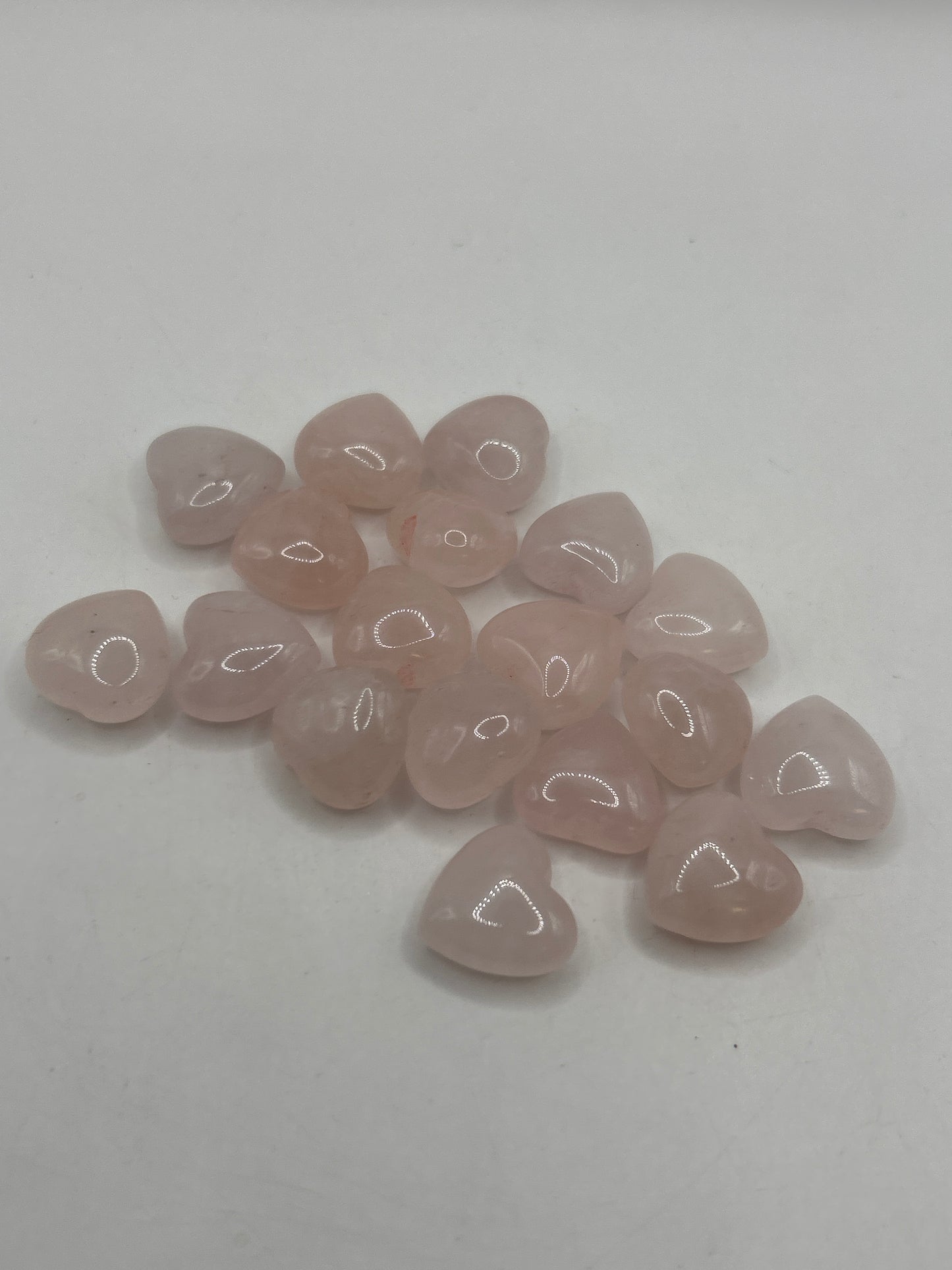 Mini corazones de cristal