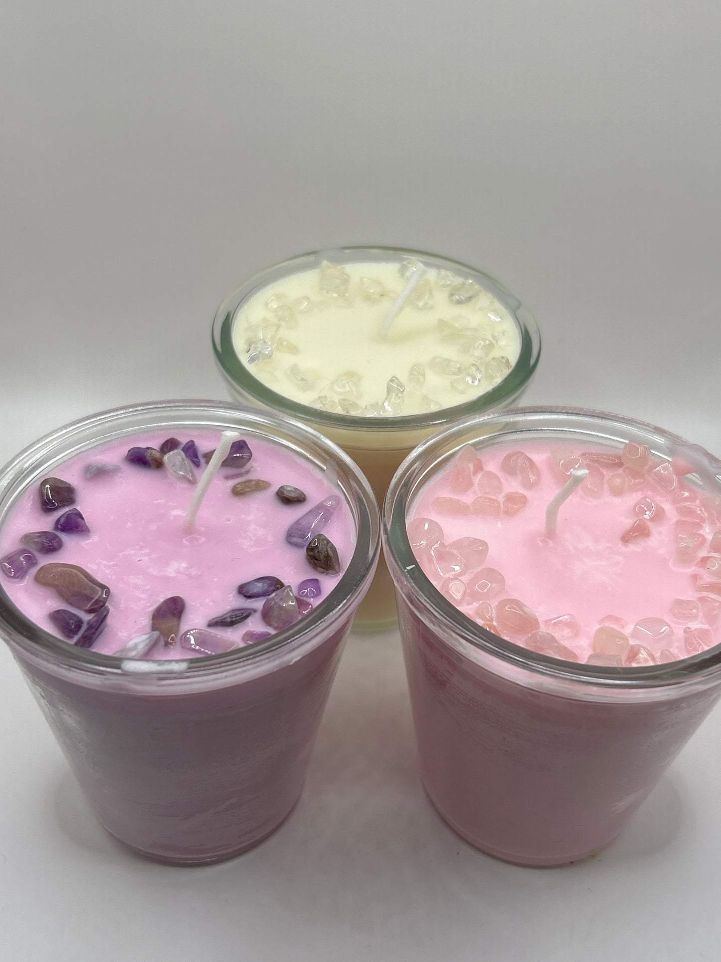 Valentine’s Day Crystal Candles