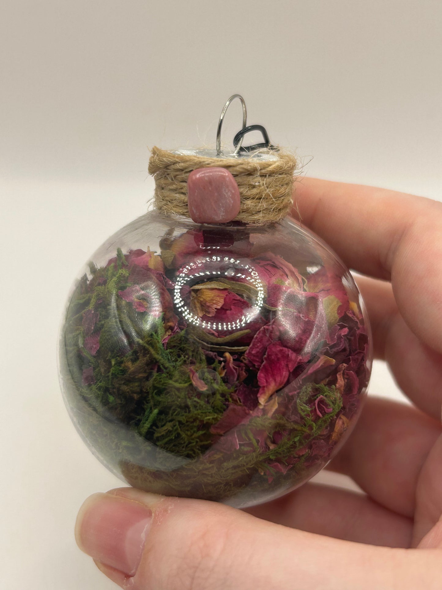 Crystal & Herb Ball Ornaments