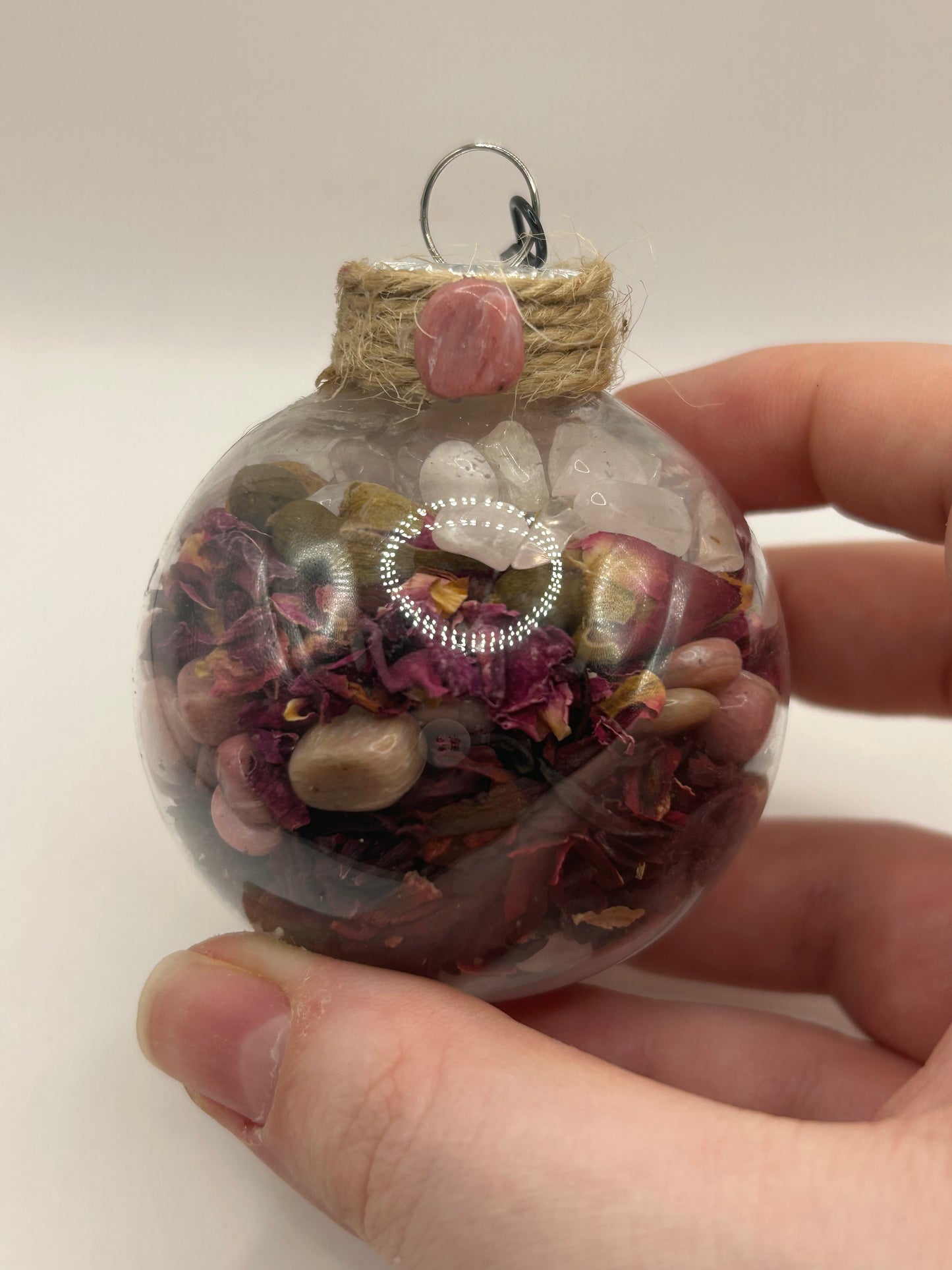 Crystal & Herb Ball Ornaments