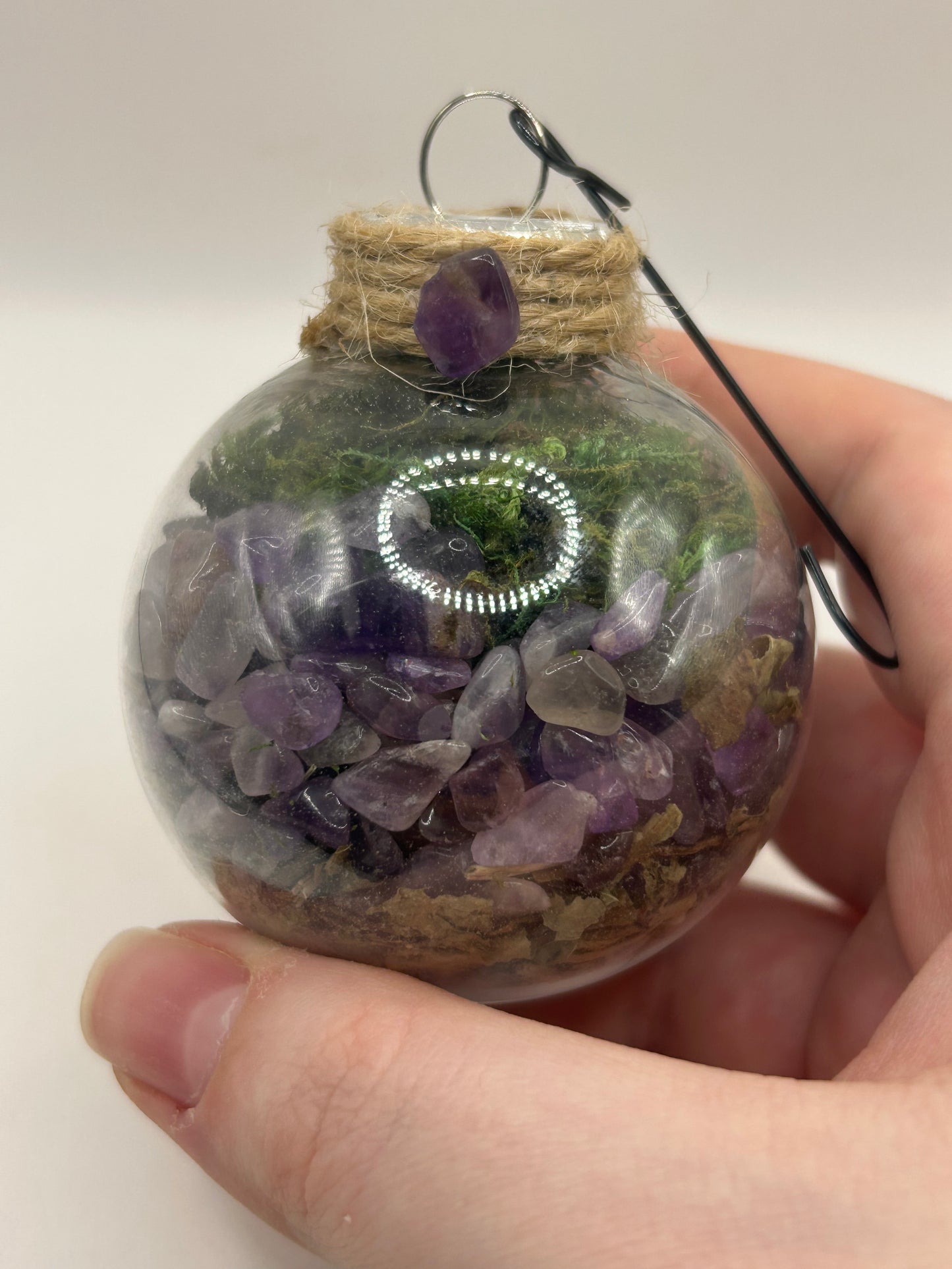 Crystal & Herb Ball Ornaments
