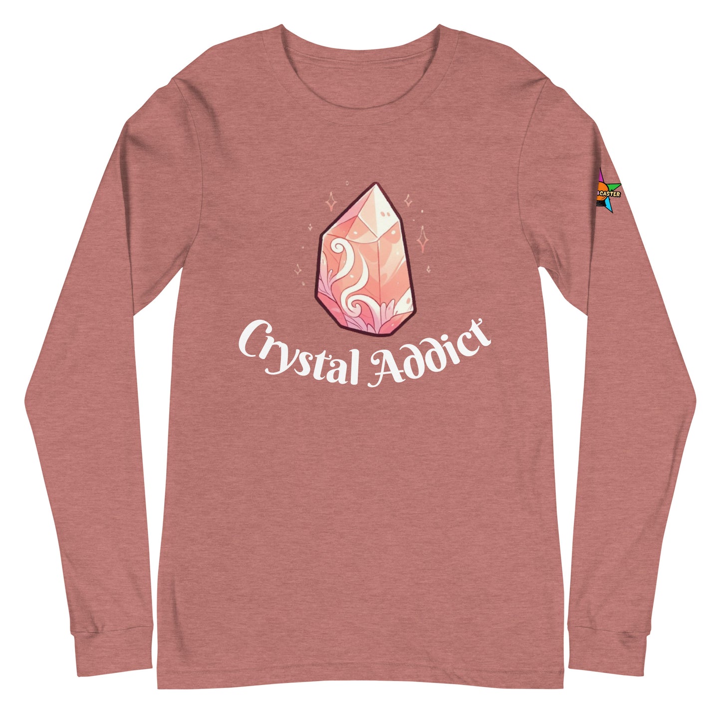 Unisex Crystal Addict Long Sleeve Tee