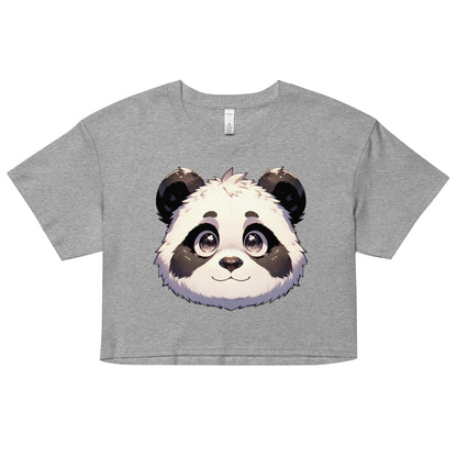 Top corto de panda para mujer