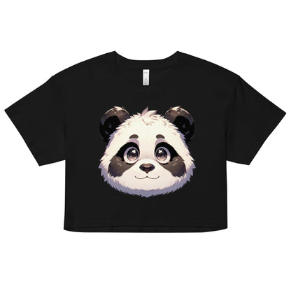 Top corto de panda para mujer
