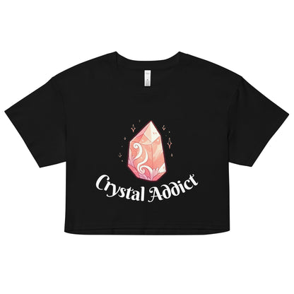 Top corto Crystal Addict para mujer