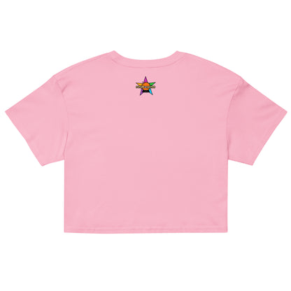 Top corto Crystal Addict para mujer