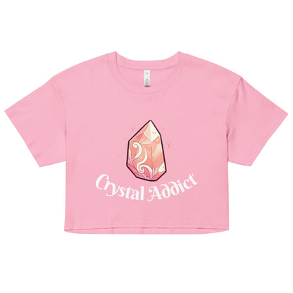 Top corto Crystal Addict para mujer