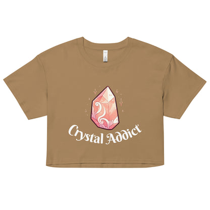 Top corto Crystal Addict para mujer