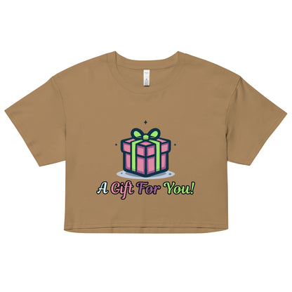 Haut court cadeau pour femme