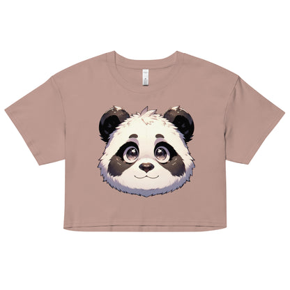 Top corto de panda para mujer
