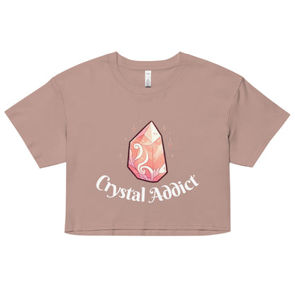 Top corto Crystal Addict para mujer